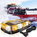 Nilight 12 Inch 48 LEDs Roof Top Amber Mix White Emergency Strobe Light