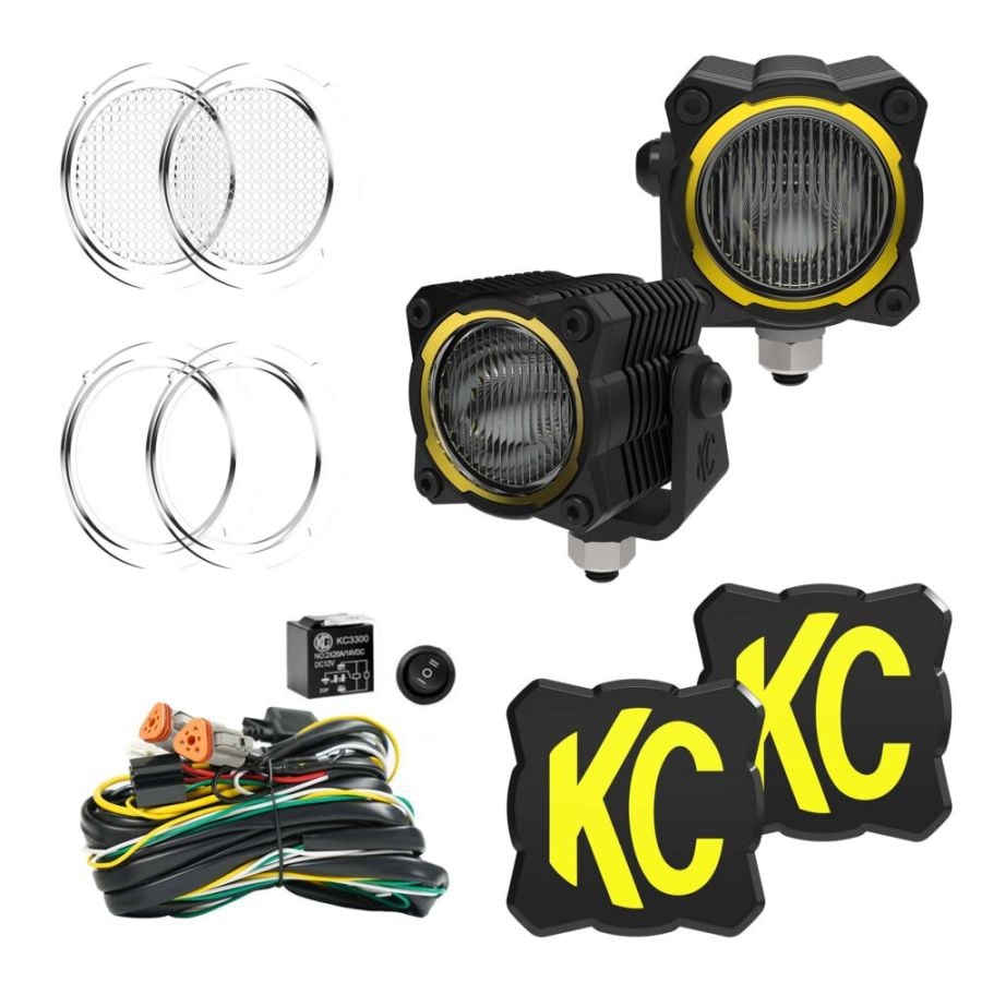 KC HiLiTES FLEX ERA 1 LED 2-Light Master Pack