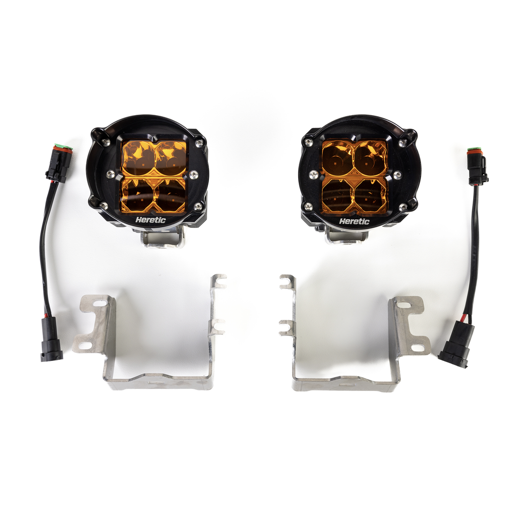 Heretic Toyota Tacoma (2012+) Tundra (2014-2021) Fog Light Kit - Amber Lens