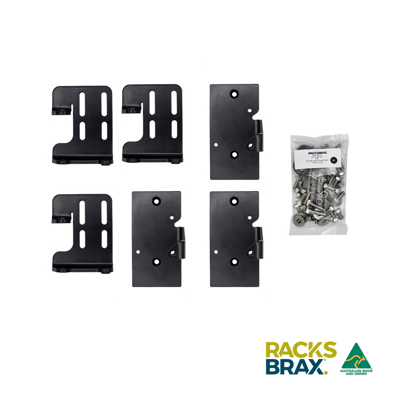 Racksbrax XD Side Twist Bracket - Short  (Triple) [R]