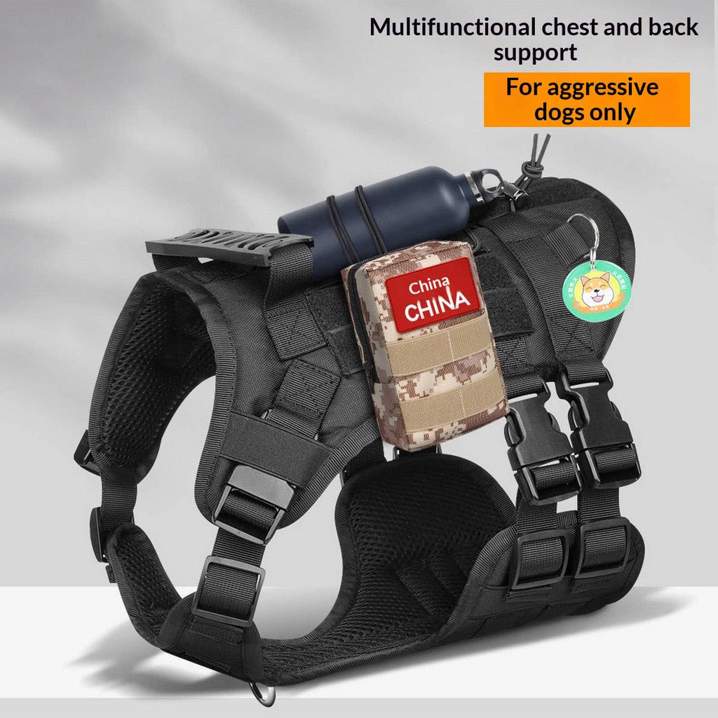 Tactical Dog Harness Vest for Large Dogs_CWMM12456