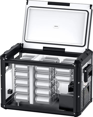 ICECO VL45 Pro Dual Zone 45QT Portable Cooler Black