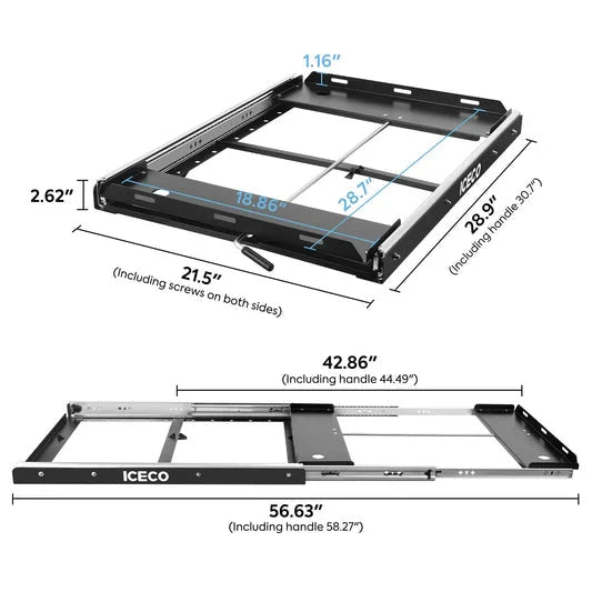 ICECO VL60Pro/APL55 Mounting Slide