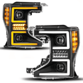 AlphaRex Z-Series Full LED Projector Headlights — Ford F-250/F-350 Super Duty (2020-2022), Black Housing - Precision Upgrades