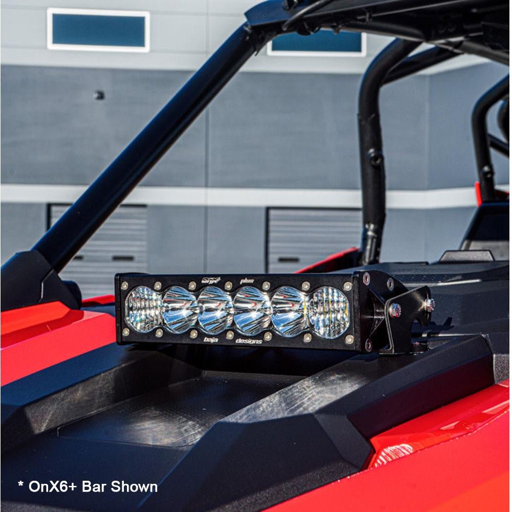 Baja Designs S8 10" Hood Mount LED Light Bar Kit — Polaris RZR Pro XP (2020-2026) & RZR Turbo R (2024) - Precision Upgrades