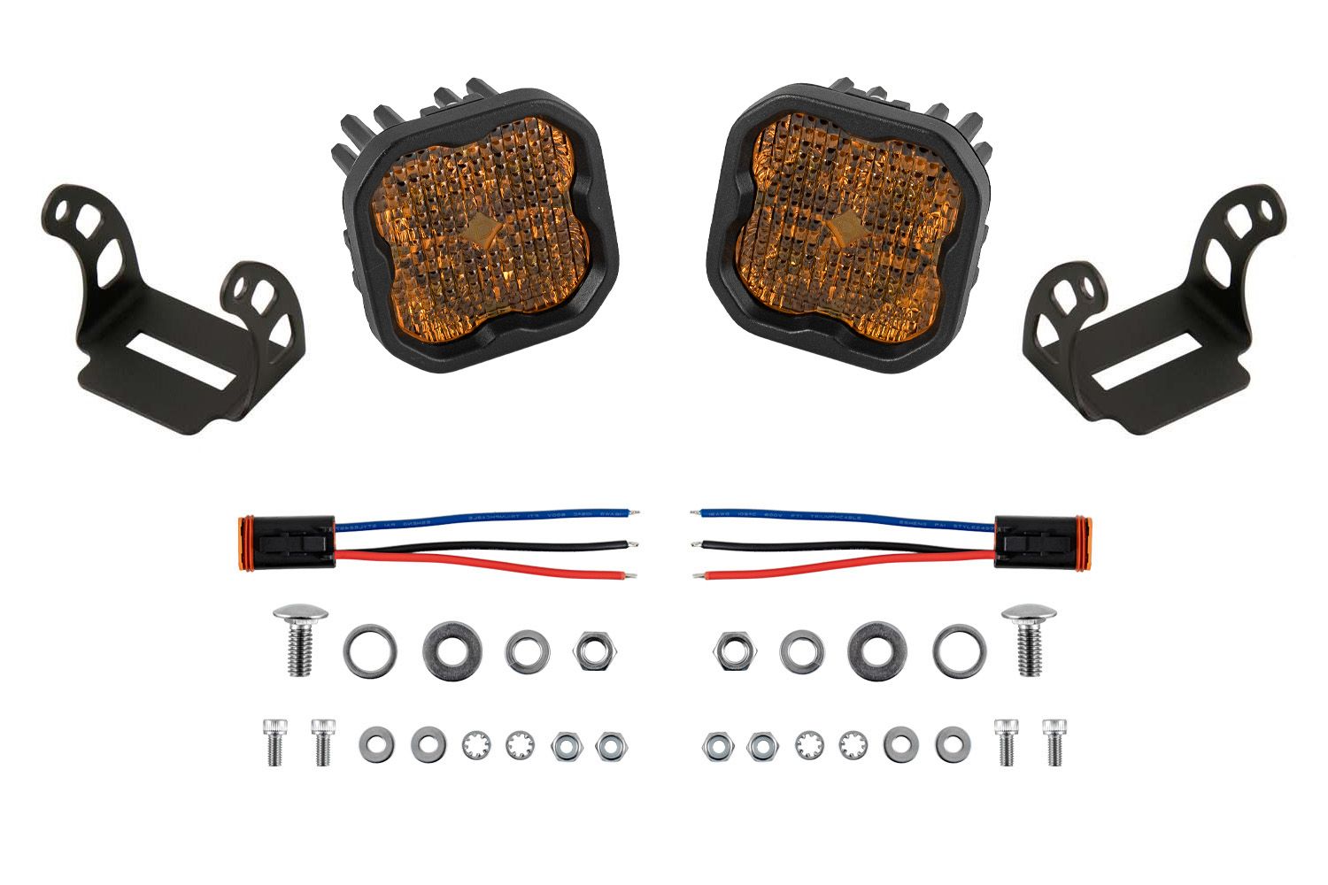 SS3 Pro Yellow Combo/Driving Pod (Pair)