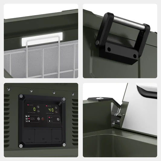 ICECO VL75 Pro Dual Zone 79QT Portable Cooler Olive