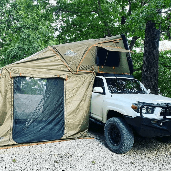 Tuff Stuff Alpha Hardshell Rooftop Tent — ABS, 2-3 Person, Black - Precision Upgrades